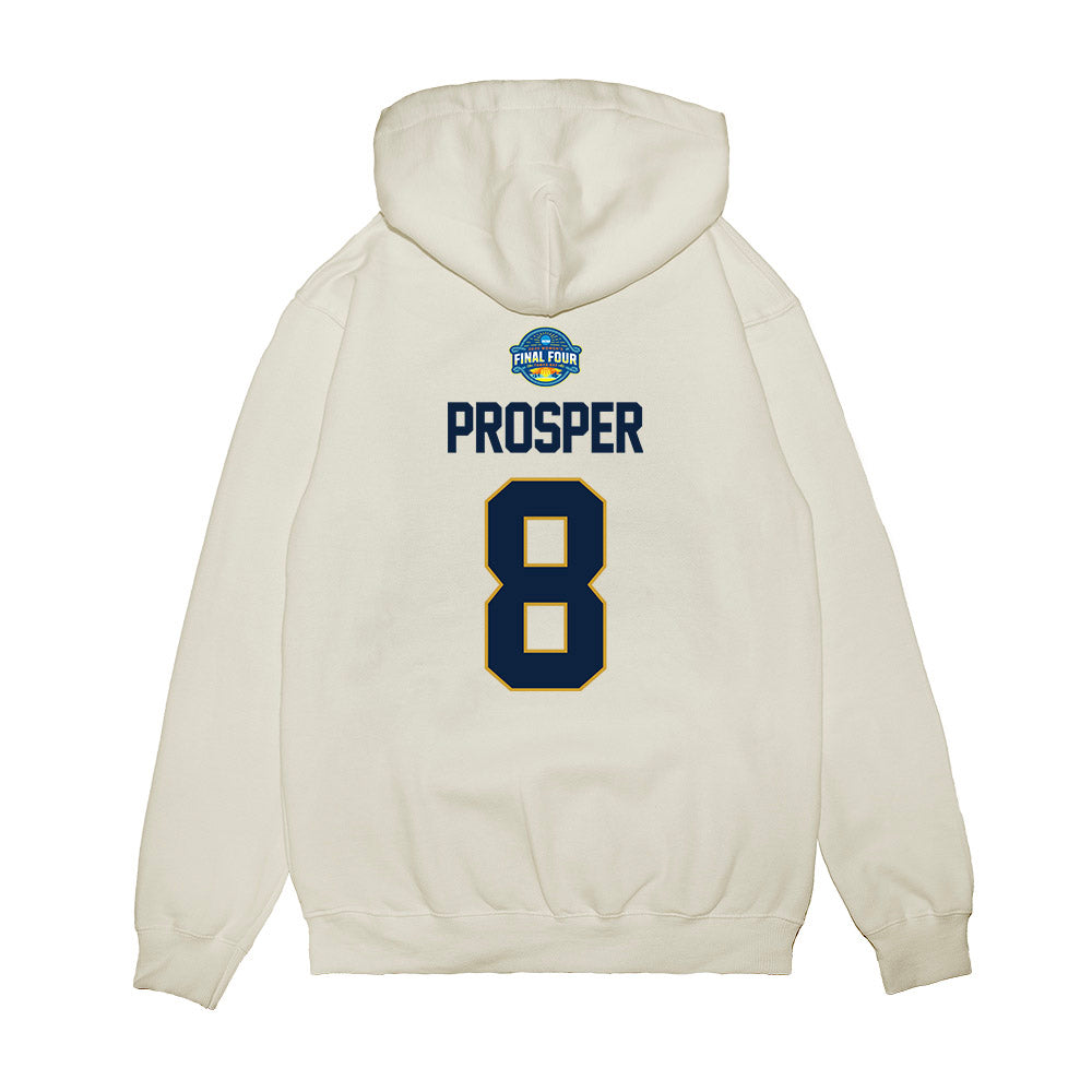 Notre Dame - NCAA Women's Basketball : Cassandre Prosper - NCAA® March Madness® 2025 Final Four Premium Hooded Sweatshirt-1