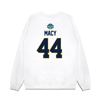 Notre Dame - NCAA Women's Basketball : Leah Macy - NCAA® March Madness® 2025 Final Four Premium Crewneck Sweatshirt-1