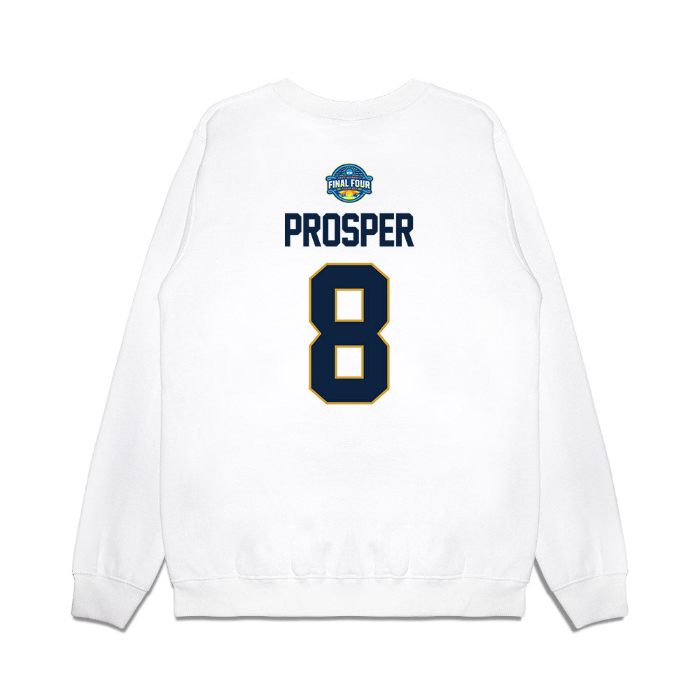 Notre Dame - NCAA Women's Basketball : Cassandre Prosper - NCAA® March Madness® 2025 Final Four Premium Crewneck Sweatshirt-1