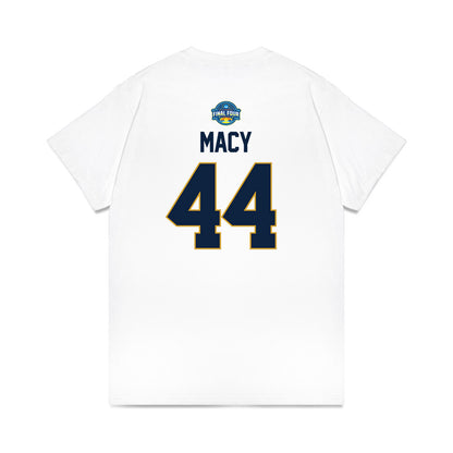 Notre Dame - NCAA Women's Basketball : Leah Macy - NCAA® March Madness® 2025 Final Four Premium T-Shirt-1