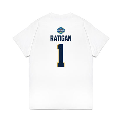 Notre Dame - NCAA Women's Basketball : Kelly Ratigan - NCAA® March Madness® 2025 Final Four Premium T-Shirt-1