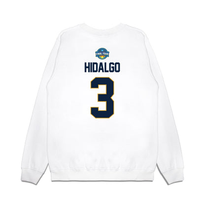Notre Dame - NCAA Women's Basketball : Hannah Hidalgo - NCAA® March Madness® 2025 Final Four Premium Crewneck Sweatshirt-1