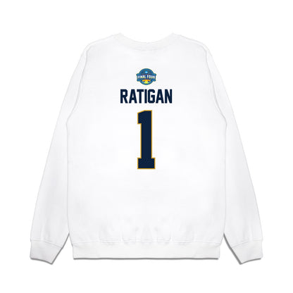 Notre Dame - NCAA Women's Basketball : Kelly Ratigan - NCAA® March Madness® 2025 Final Four Premium Crewneck Sweatshirt-1