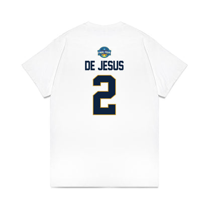 Notre Dame - NCAA Women's Basketball : Vanessa de Jesus - NCAA® March Madness® 2025 Final Four Premium T-Shirt-1