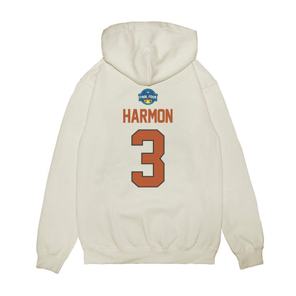 Texas - NCAA Women's Basketball : Rori Harmon - NCAA® March Madness® 2025 Final 4 Shersey Premium Hooded Sweatshirt-1