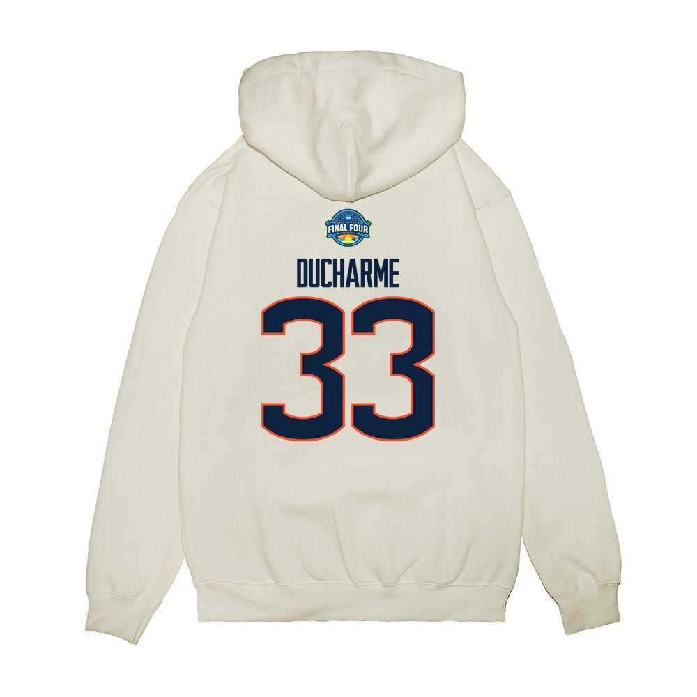 UConn - NCAA Women's Basketball : Caroline Ducharme - NCAA® March Madness® 2025 Final Four Premium Hooded Sweatshirt-1