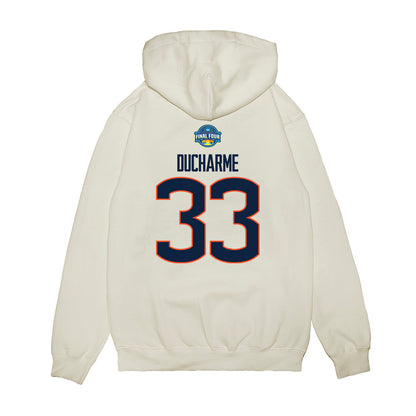 UConn - NCAA Women's Basketball : Caroline Ducharme - NCAA® March Madness® 2025 Final Four Premium Hooded Sweatshirt-1