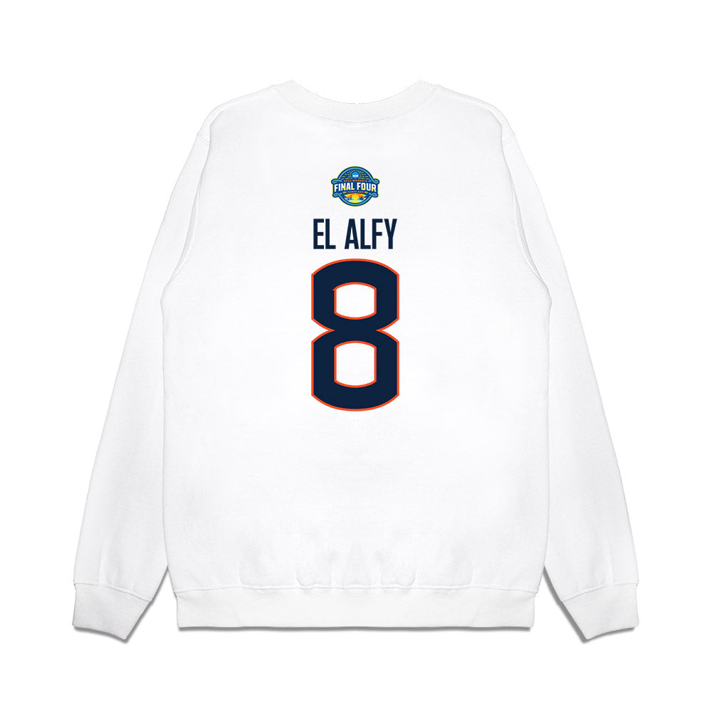UConn - NCAA Women's Basketball : Jana El Alfy - NCAA® March Madness® 2025 Final Four Premium Crewneck Sweatshirt-1