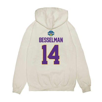 LSU - NCAA Women's Basketball : Izzy Besselman - NCAA® March Madness® 2025 Final Four Shersey Premium Hooded Sweatshirt-1