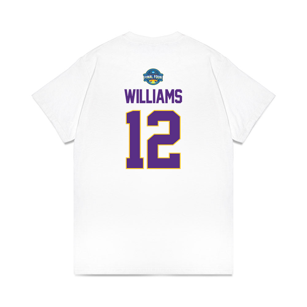 LSU - NCAA Women's Basketball : Mikaylah Williams - NCAA® March Madness® 2025 Final Four Shersey Premium T-Shirt-1