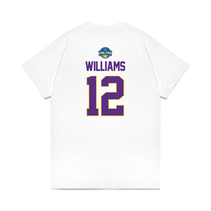 LSU - NCAA Women's Basketball : Mikaylah Williams - NCAA® March Madness® 2025 Final Four Shersey Premium T-Shirt-1