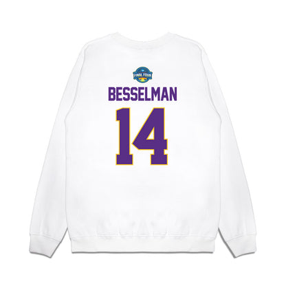 LSU - NCAA Women's Basketball : Izzy Besselman - NCAA® March Madness® 2025 Final Four Shersey Premium Crewneck Sweatshirt-1
