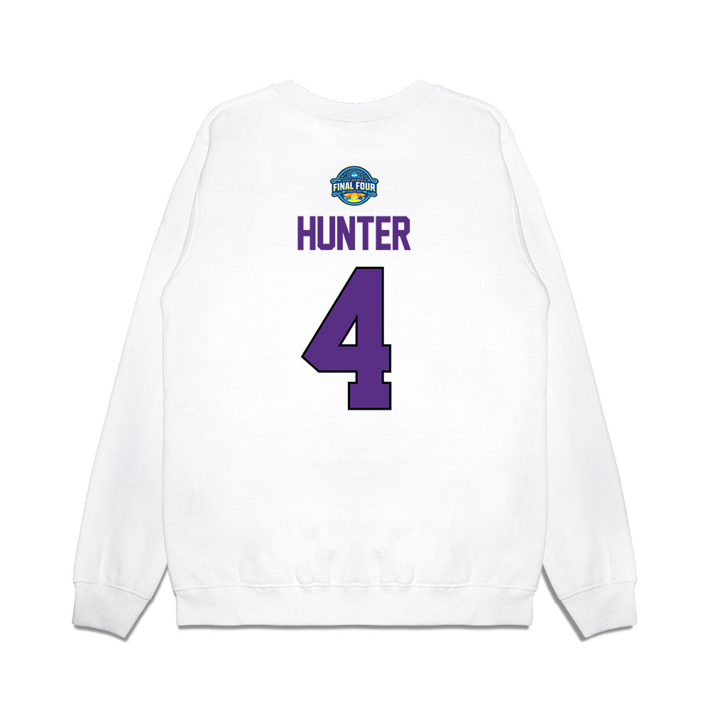 TCU - NCAA Women's Basketball : Donovyn Hunter - NCAA® March Madness® 2025 Final Four Shersey Premium Crewneck Sweatshirt-1