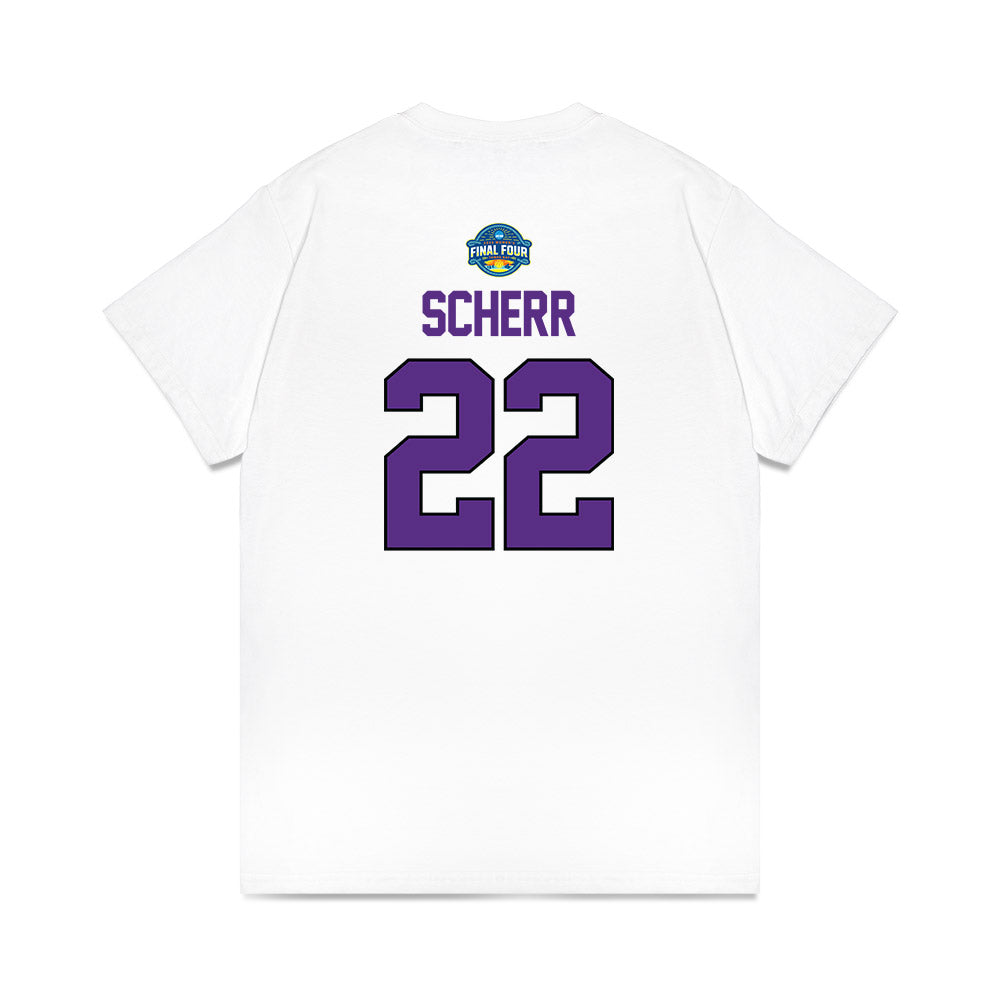 TCU - NCAA Women's Basketball : Maddie Scherr - NCAA® March Madness® 2025 Final Four Shersey Premium T-Shirt-1