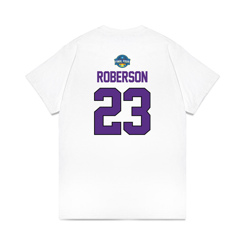 TCU - NCAA Women's Basketball : Aaliyah Roberson - NCAA® March Madness® 2025 Final Four Shersey Premium T-Shirt-1