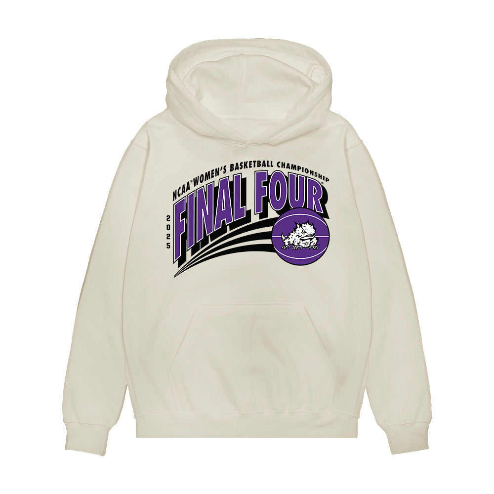 TCU - NCAA Women's Basketball : Natalie Mazurek - NCAA® March Madness® 2025 Final Four Shersey Premium Hooded Sweatshirt-0