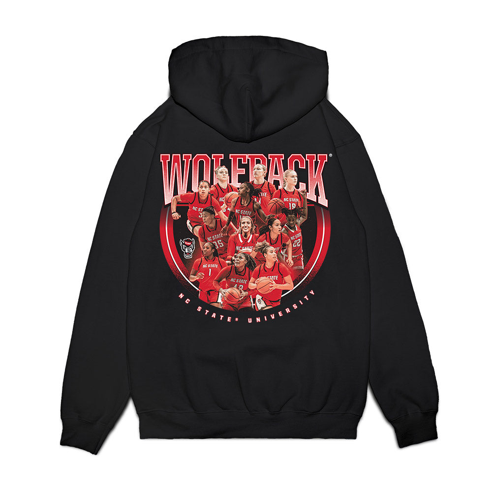 NC State - NCAA Women's Basketball : - NCAA® March Madness® 2025 Final Four Team Premium Hooded Sweatshirt-1