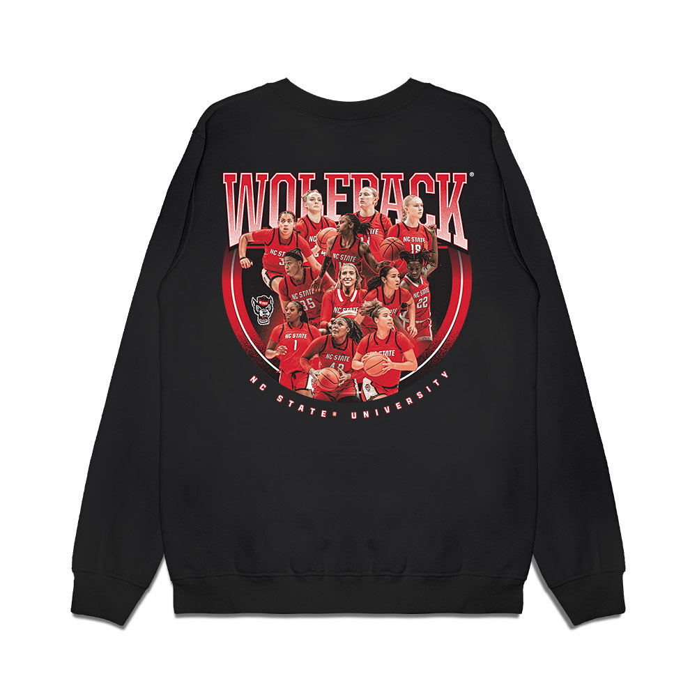 NC State - NCAA Women's Basketball : - NCAA® March Madness® 2025 Final Four Team Premium Crewneck Sweatshirt-1