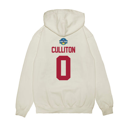 Oklahoma - NCAA Women's Basketball : Beatrice Culliton - NCAA® March Madness® 2025 Final 4 Shersey Premium Hooded Sweatshirt-1