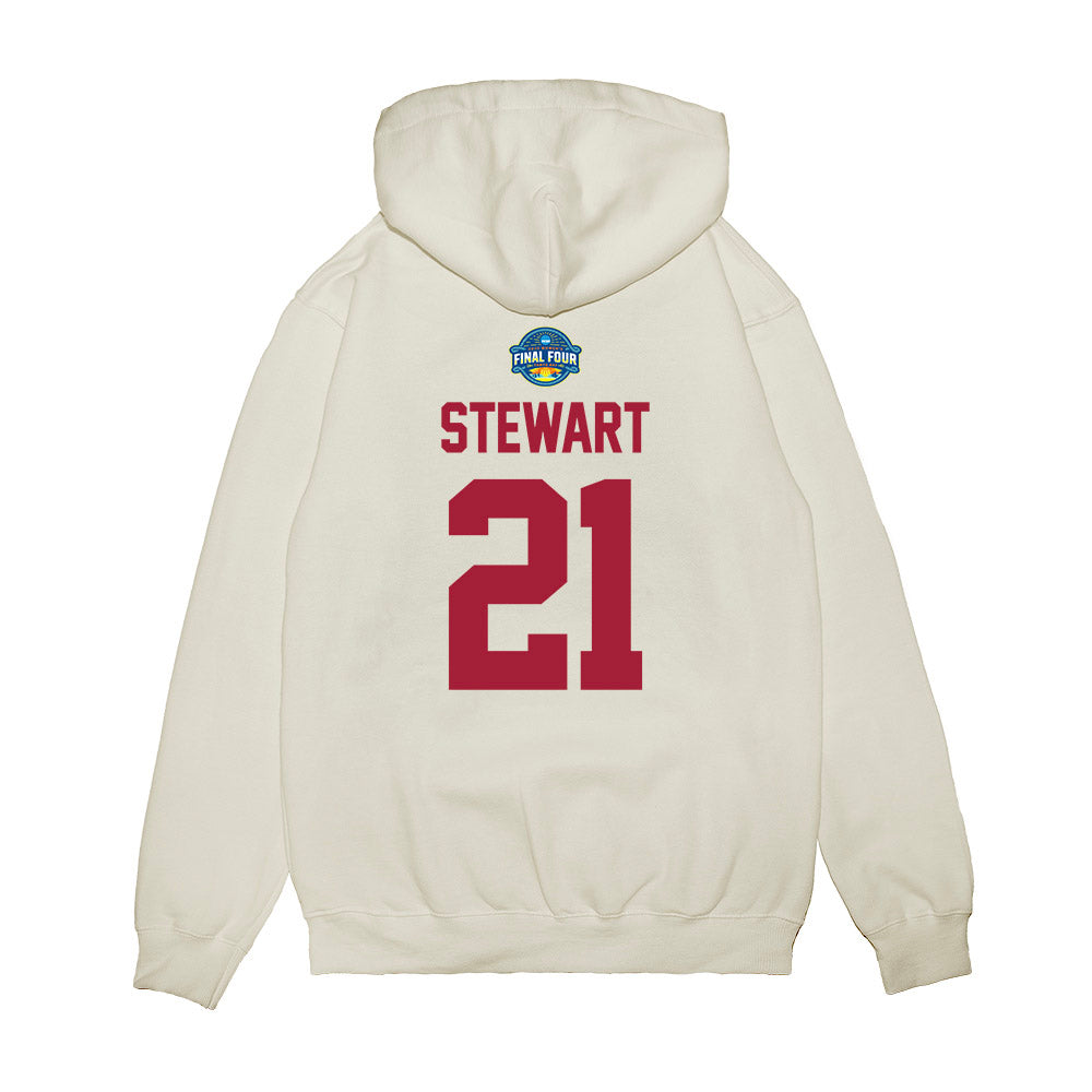 Oklahoma - NCAA Women's Basketball : Brooklyn Stewart - NCAA® March Madness® 2025 Final 4 Shersey Premium Hooded Sweatshirt-1