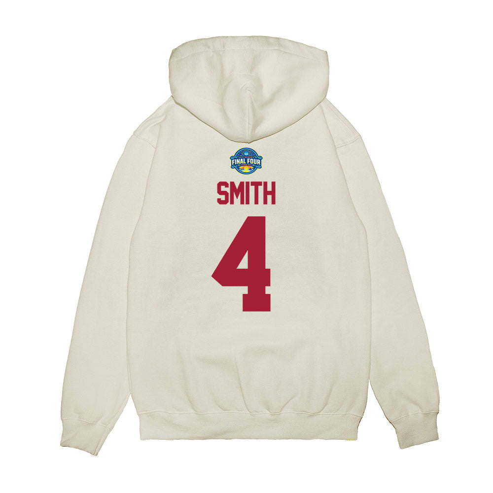 Oklahoma - NCAA Women's Basketball : Caya Smith - NCAA® March Madness® 2025 Final 4 Shersey Premium Hooded Sweatshirt-1
