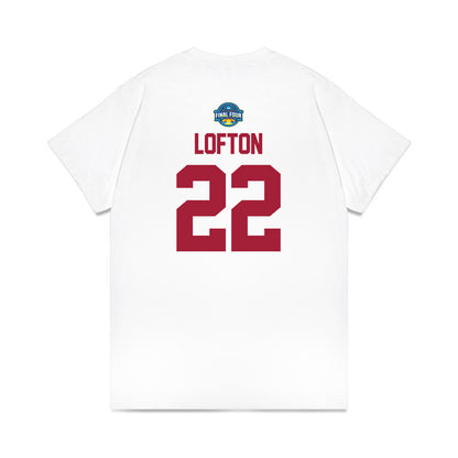 Oklahoma - NCAA Women's Basketball : Keziah Lofton - NCAA® March Madness® 2025 Final 4 Shersey Premium T-Shirt-1