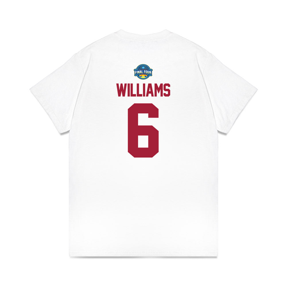 Oklahoma - NCAA Women's Basketball : Sahara Williams - NCAA® March Madness® 2025 Final 4 Shersey Premium T-Shirt-1