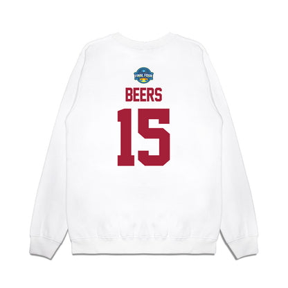 Oklahoma - NCAA Women's Basketball : Raegan Beers - NCAA® March Madness® 2025 Final 4 Shersey Premium Crewneck Sweatshirt-1