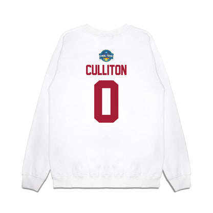 Oklahoma - NCAA Women's Basketball : Beatrice Culliton - NCAA® March Madness® 2025 Final 4 Shersey Premium Crewneck Sweatshirt-1