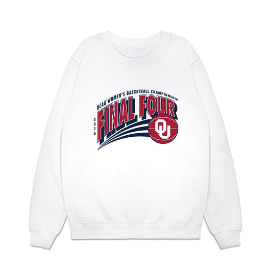 Oklahoma - NCAA Women's Basketball : Sahara Williams - NCAA® March Madness® 2025 Final 4 Shersey Premium Crewneck Sweatshirt-0