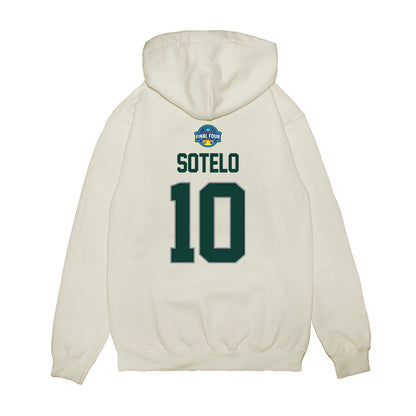 Michigan State - NCAA Women's Basketball : Ines Sotelo - NCAA® March Madness® 2025 Final Four Shersey Premium Hooded Sweatshirt-1