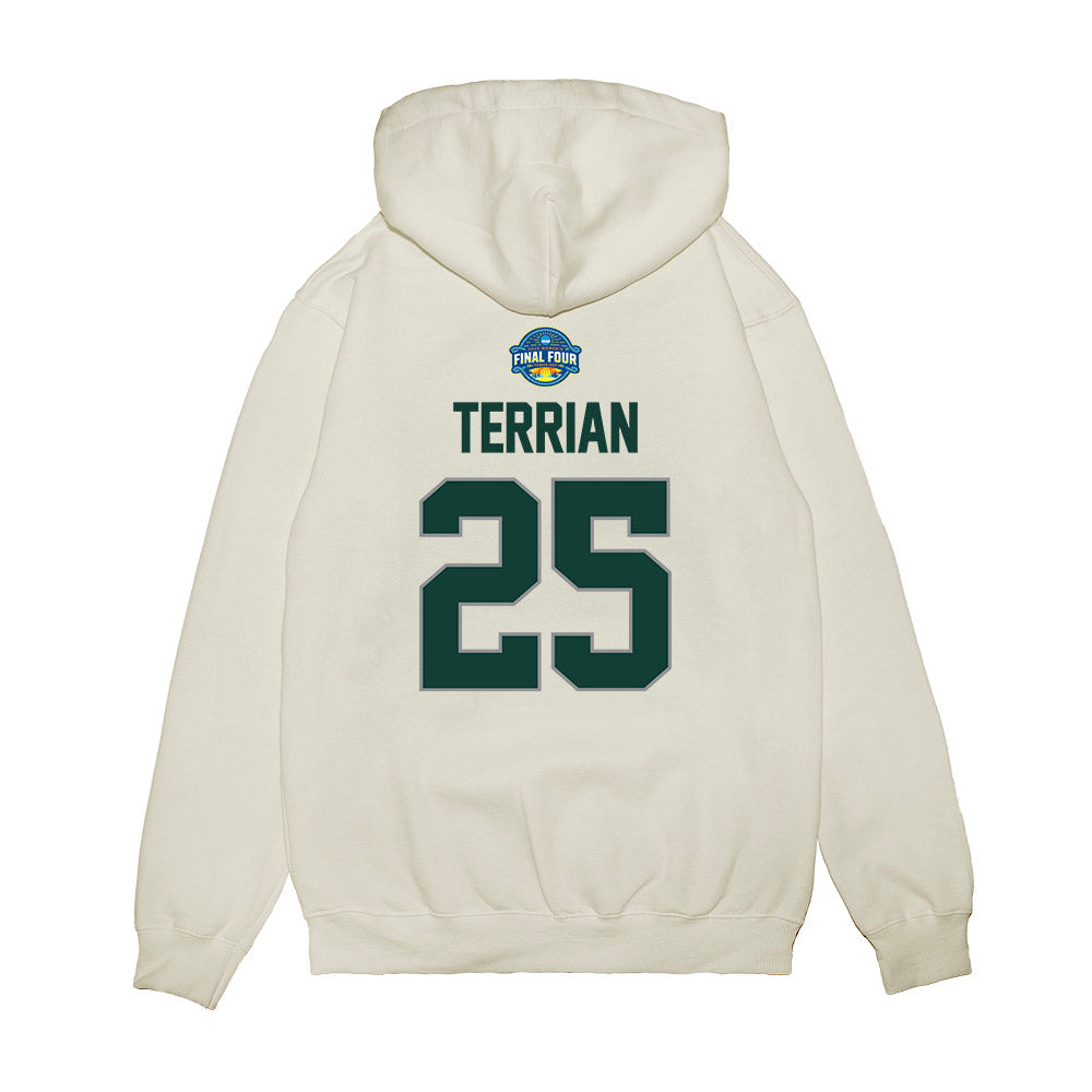 Michigan State - NCAA Women's Basketball : Anna Terrian - NCAA® March Madness® 2025 Final Four Shersey Premium Hooded Sweatshirt-1