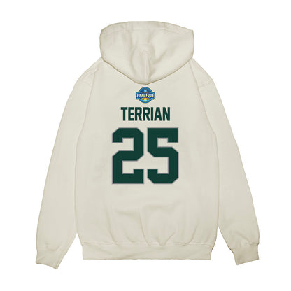 Michigan State - NCAA Women's Basketball : Anna Terrian - NCAA® March Madness® 2025 Final Four Shersey Premium Hooded Sweatshirt-1