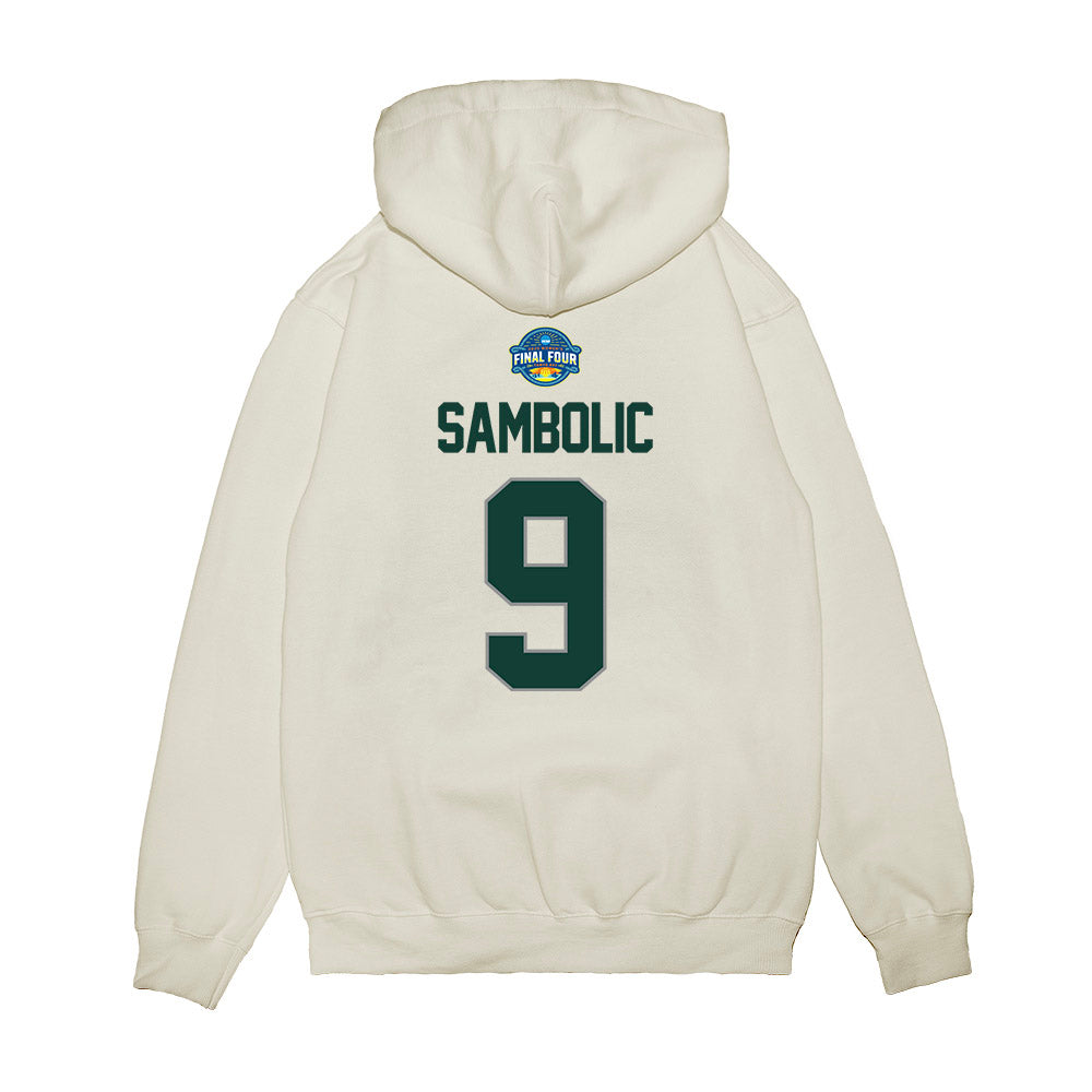 Michigan State - NCAA Women's Basketball : Sara Sambolic - NCAA® March Madness® 2025 Final Four Shersey Premium Hooded Sweatshirt-1