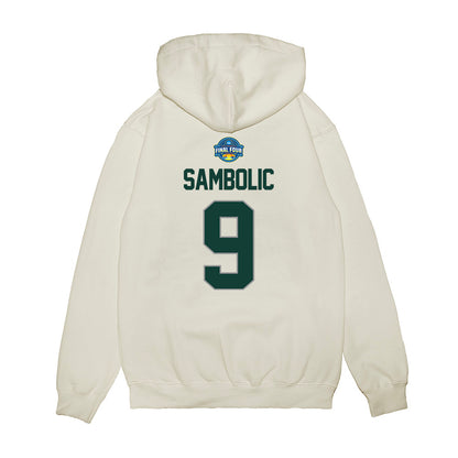 Michigan State - NCAA Women's Basketball : Sara Sambolic - NCAA® March Madness® 2025 Final Four Shersey Premium Hooded Sweatshirt-1