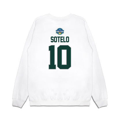 Michigan State - NCAA Women's Basketball : Ines Sotelo - NCAA® March Madness® 2025 Final Four Shersey Premium Crewneck Sweatshirt-1