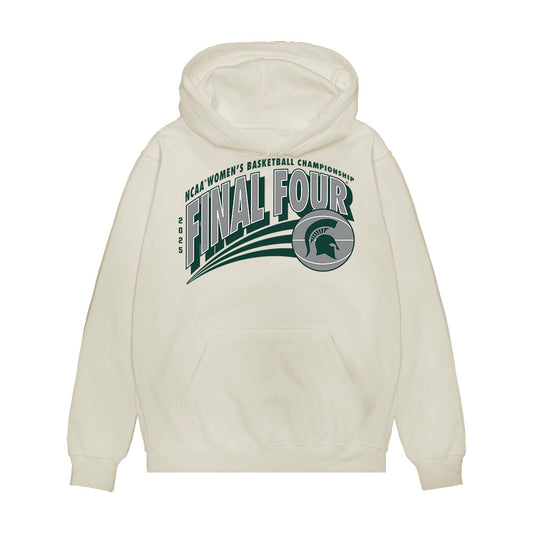 Michigan State - NCAA Women's Basketball : Jordan Ode - NCAA® March Madness® 2025 Final Four Shersey Premium Hooded Sweatshirt-0