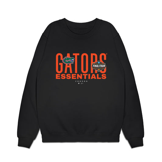 Florida - NCAA Men's Basketball : Alex Condon - NCAA® March Madness® Essentials Final 4 Premium Crewneck Sweatshirt-0