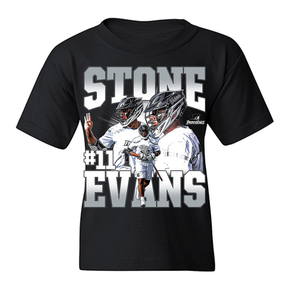 Providence - NCAA Men's Lacrosse : Stone Evans - Youth T-Shirt-0
