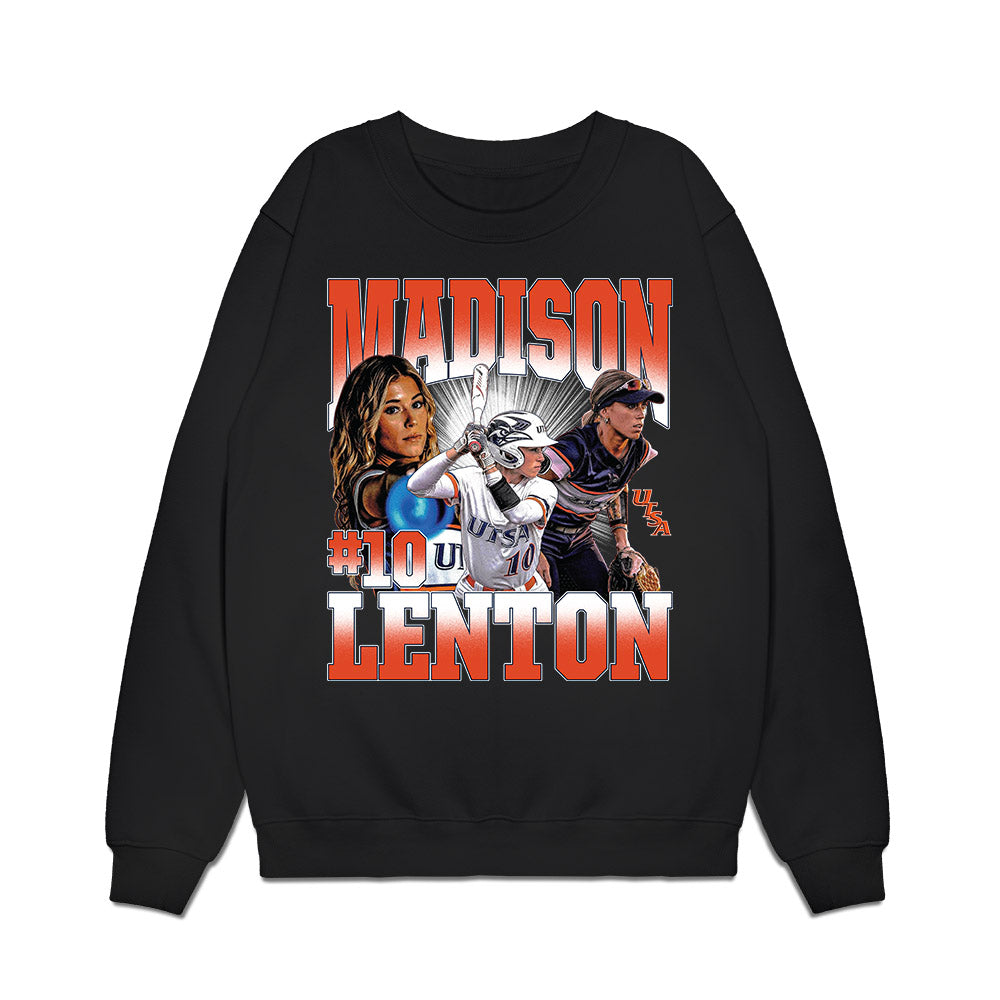UTSA - NCAA Softball : Madison Lenton - Collage Premium Crewneck Sweatshirt-0