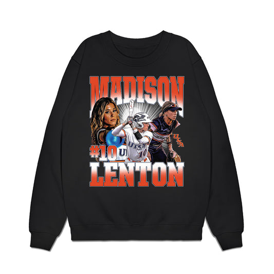 UTSA - NCAA Softball : Madison Lenton - Collage Premium Crewneck Sweatshirt-0