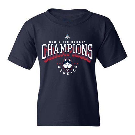UConn - NCAA Men's Ice Hockey : - Youth T-Shirt-0