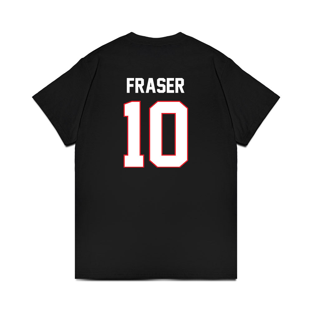 UConn - NCAA Men's Ice Hockey : Tristan Fraser - Championship Classic Shersey Premium T-Shirt-1