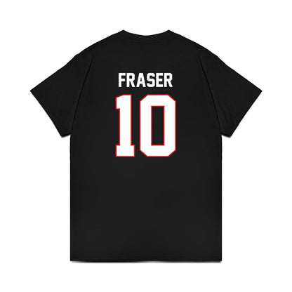 UConn - NCAA Men's Ice Hockey : Tristan Fraser - Championship Classic Shersey Premium T-Shirt-1