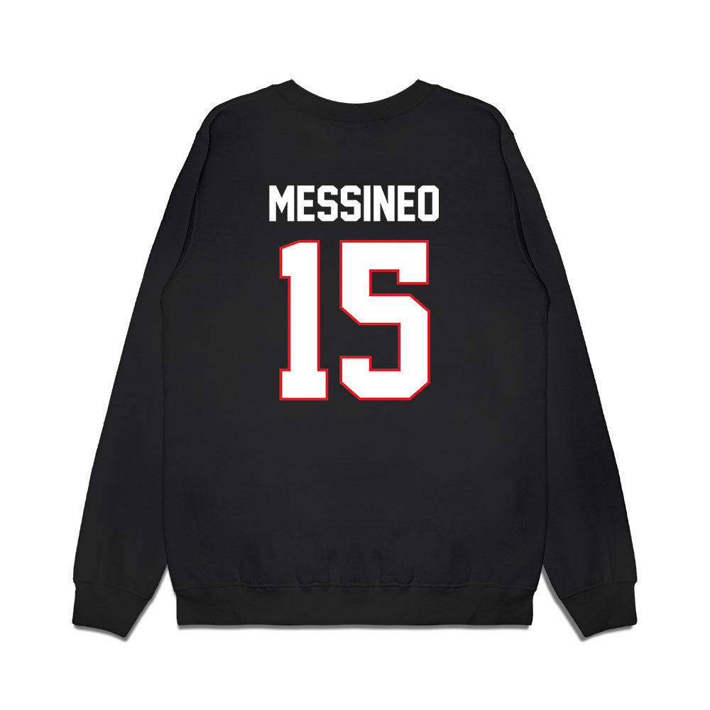 UConn - NCAA Men's Ice Hockey : Thomas Messineo - Championship Classic Shersey Premium Crewneck Sweatshirt-1