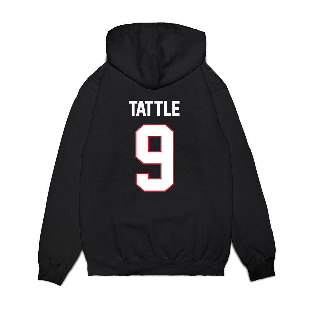 UConn - NCAA Men's Ice Hockey : Ryan Tattle - Championship Classic Shersey Premium Hooded Sweatshirt-1