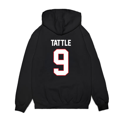 UConn - NCAA Men's Ice Hockey : Ryan Tattle - Championship Classic Shersey Premium Hooded Sweatshirt-1