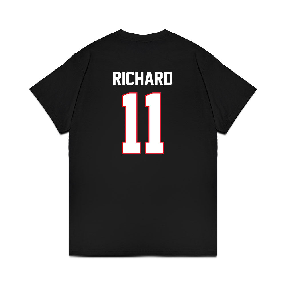 UConn - NCAA Men's Ice Hockey : Jake Richard - Championship Classic Shersey Premium T-Shirt-1