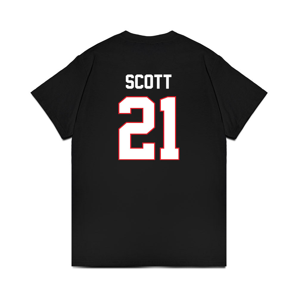 UConn - NCAA Men's Ice Hockey : Trey Scott - Championship Classic Shersey Premium T-Shirt-1