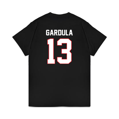 UConn - NCAA Men's Ice Hockey : Ethan Gardula - Championship Classic Shersey Premium T-Shirt-1